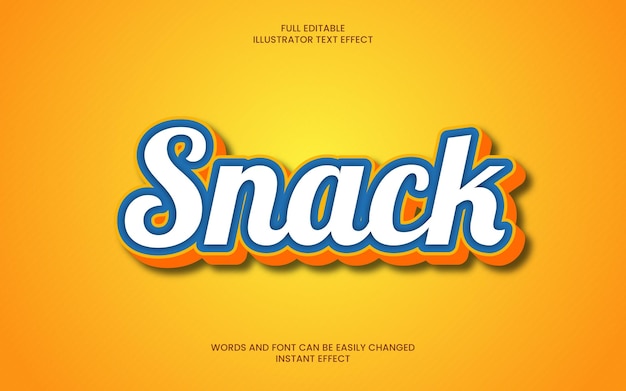 Snack Text Effect