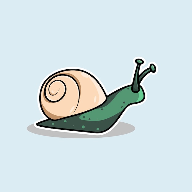 Snail cartoon design