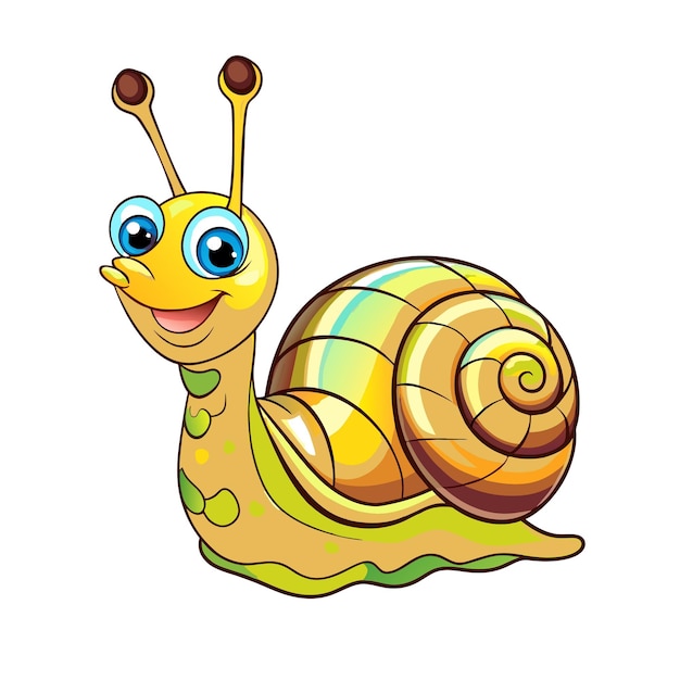 snail cartoon personage