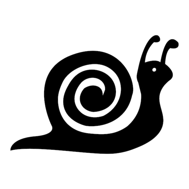 Snail icon logo vector design template