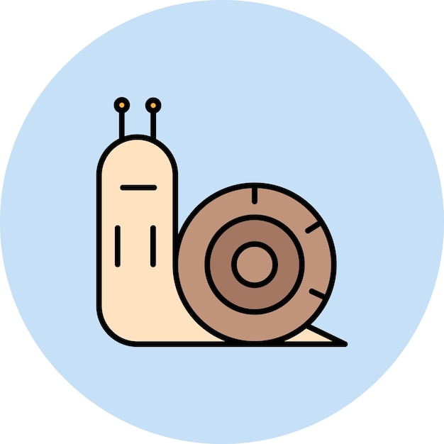 Vector snail icon vector image can be used for spring