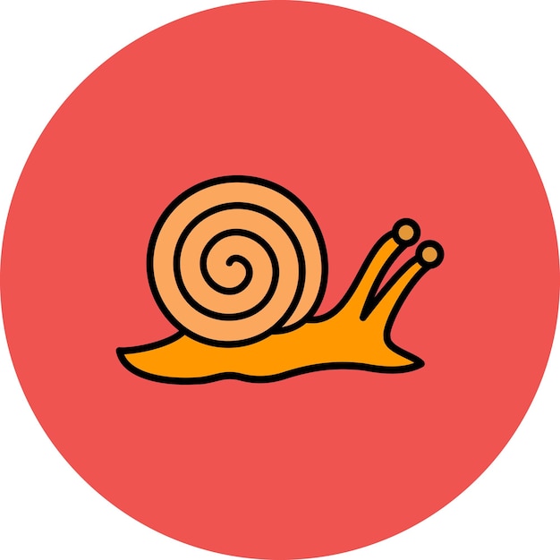 Vector snail icon