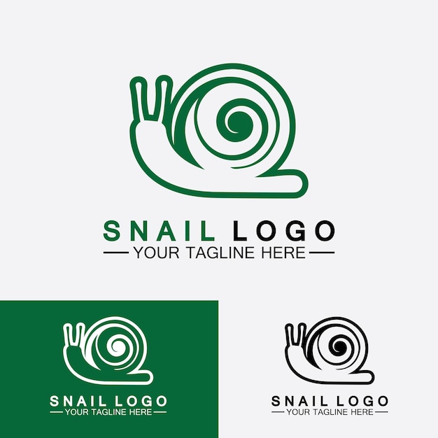 Snail logo creative modern design inspiration vector