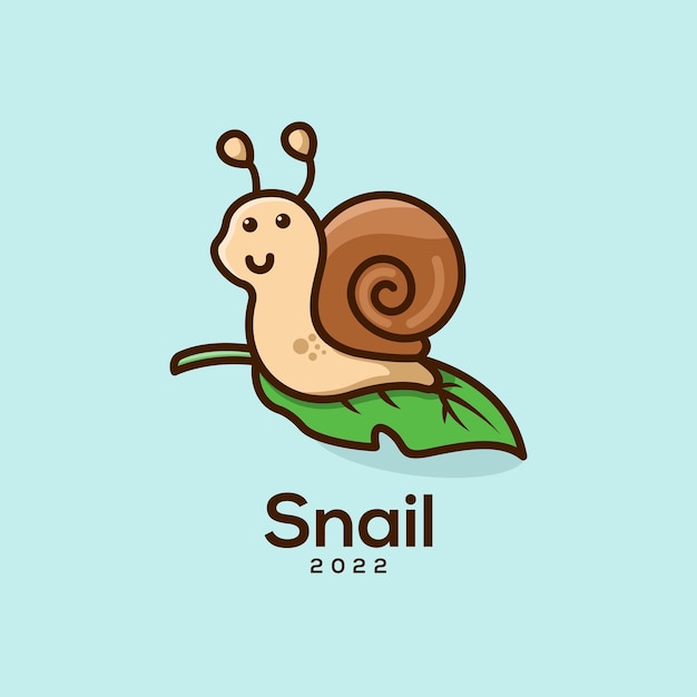 snail logo design