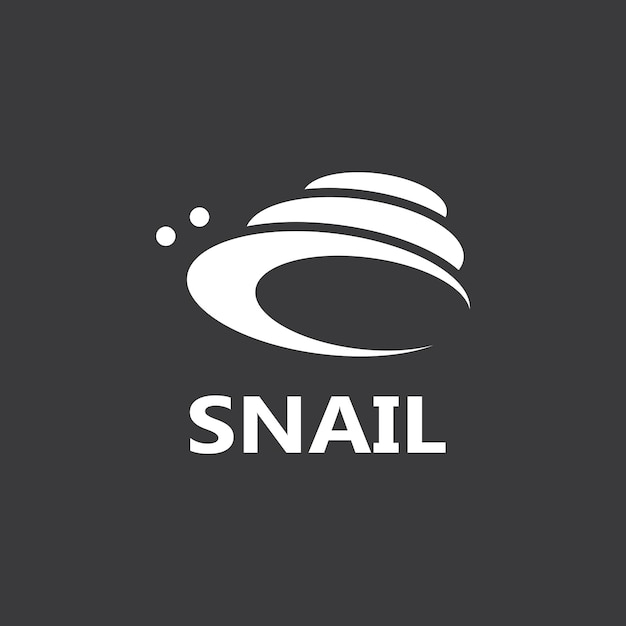 Snail logo vector template icon design