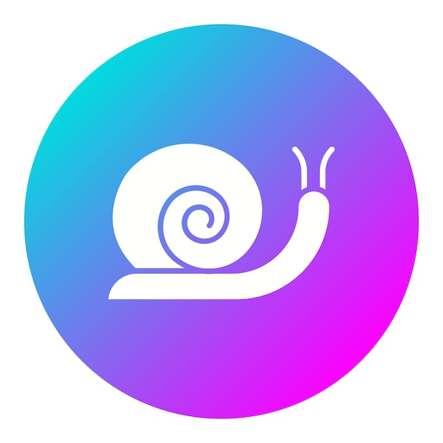 Snail vector icon Can be used for Spring iconset