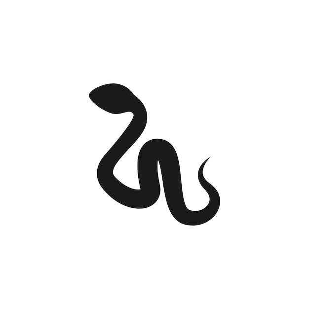 ヘビのアイコンのロゴの設計