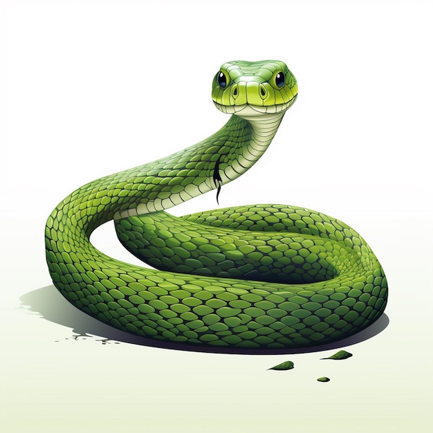 Serpente illustrazione animale vettore rettile design fauna selvatica serpente selvaggio nero natura isolat