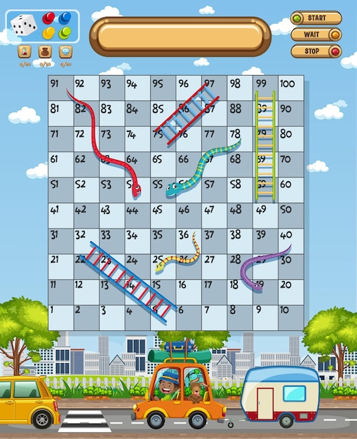 Snake Ladder bordspel