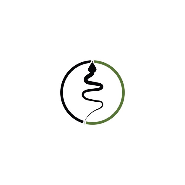 Snake logo vector template