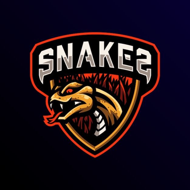 Snake mascotte logo esport gaming