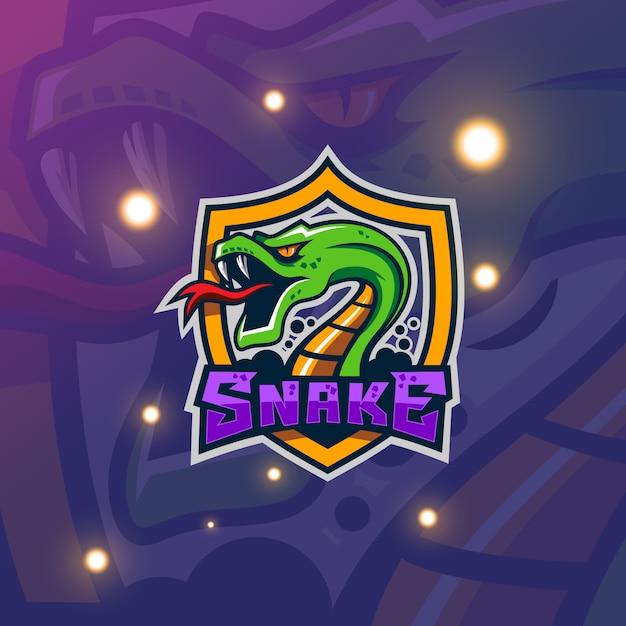 Snake mascot logo