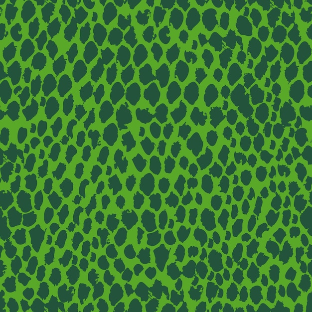 Snake skin seamless pattern in green colors Hand drawn seamless pattern Reptile skin pattern