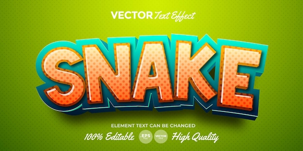 Snake Text Effect