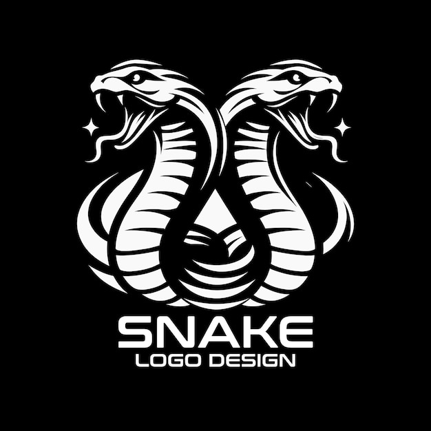 Vector snake vector logo design