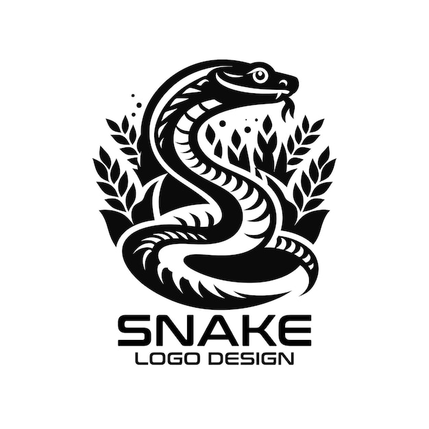 Vector snake vector logo design