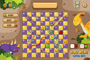 🕹️ Play Dinosaur Board Game: Dinosaur is a Free Boardgame for Young Kids  Like Snakes & Ladders