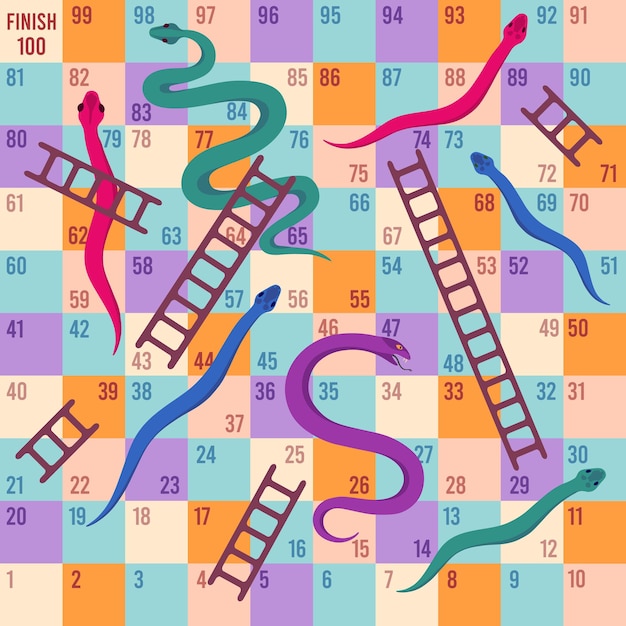 Play Snakes and Ladders Board Game