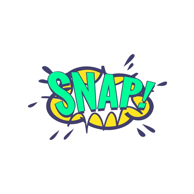 Snap Comic Speech Bubble