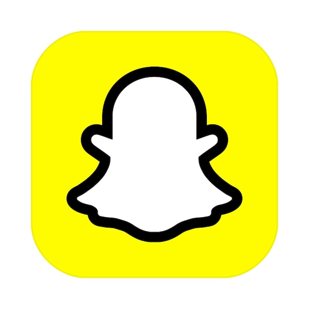 ベクトル snapchat アプリのアイコン ユーザーが写真やビデオを交換できる人気のメッセージング アプリ