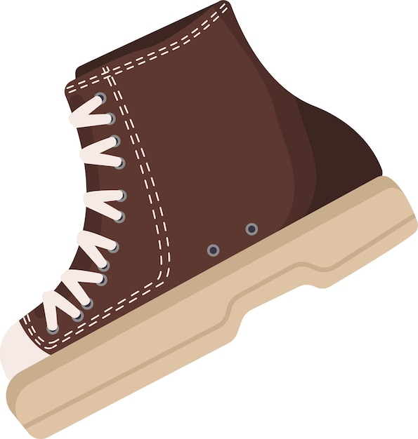 スニーカーの靴のベクトル図