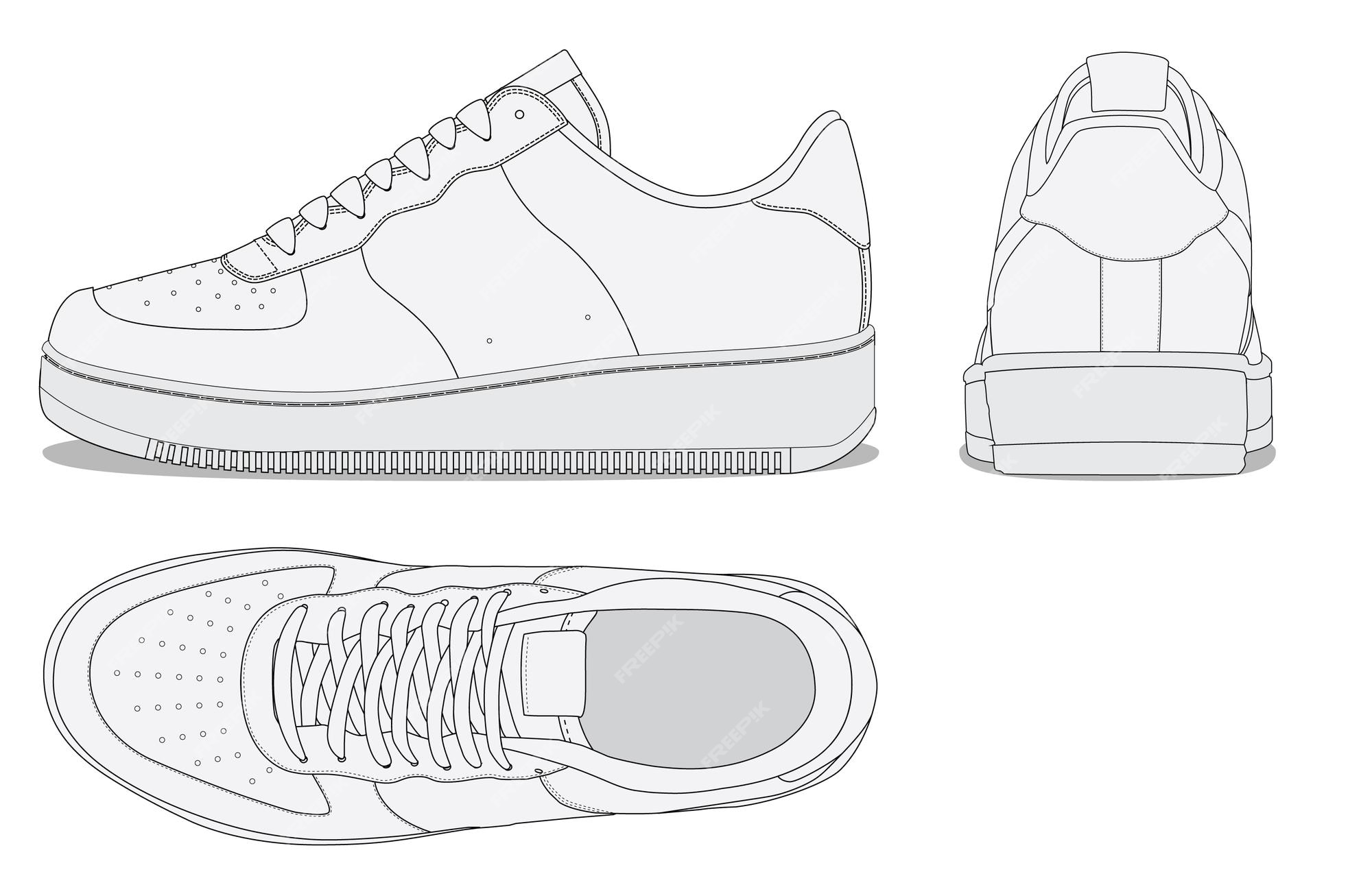 Air Force 1 Template 