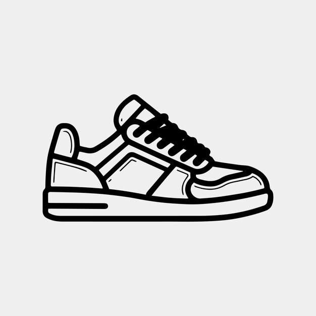 sneakers icon vector illustration isolated on white