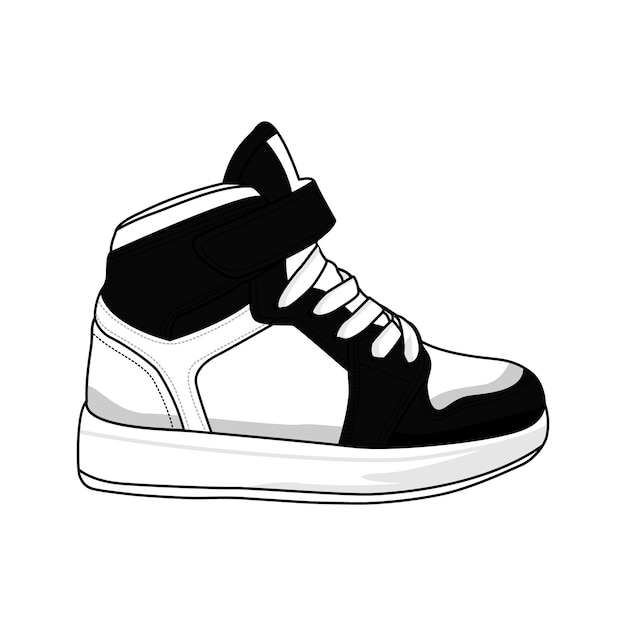 Sneakers Kid Vector Image And Illustration