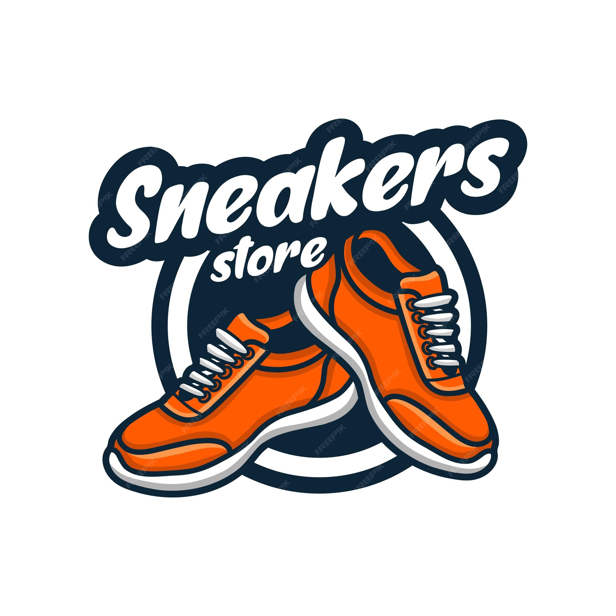 Premium Vector | Sneakers logo