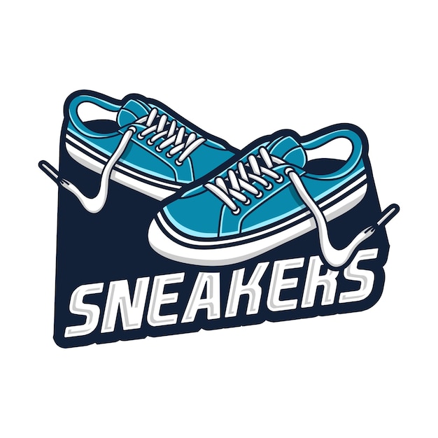 Vector sneakers logo