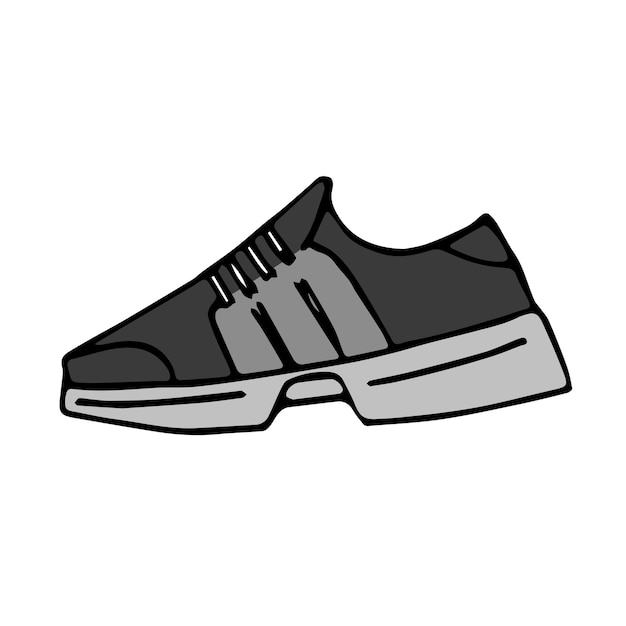 sneakers schets vector