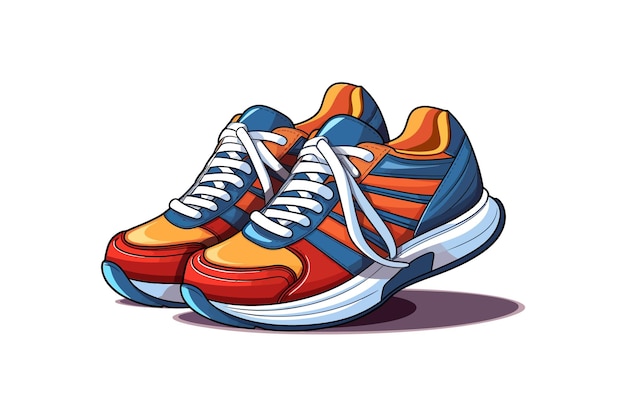 Sneakers Shoe Footwear Vector illustration design