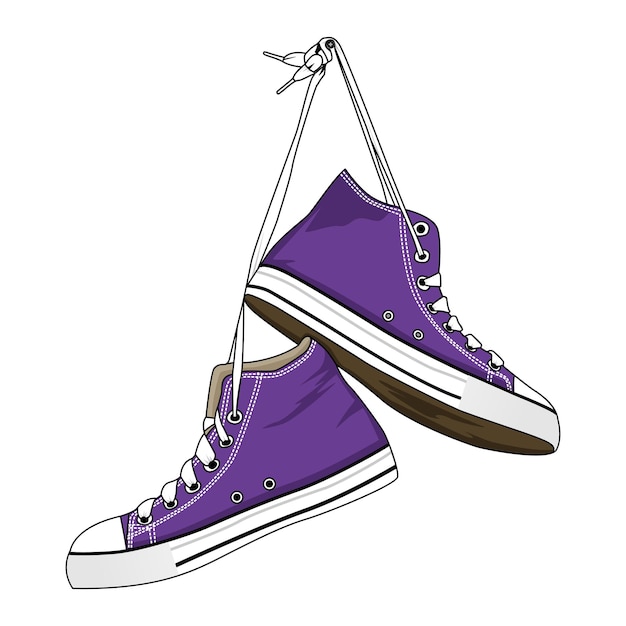 Premium Vector | Sneakers shoes streetwear vector image and illustration