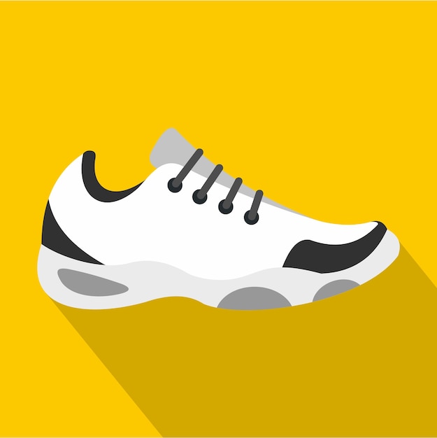 Sneakers for tennis icon flat illustration of sneakers for tennis vector icon for web