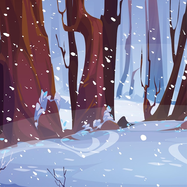 Sneeuw achtergrondontwerp gebruik voor animatie