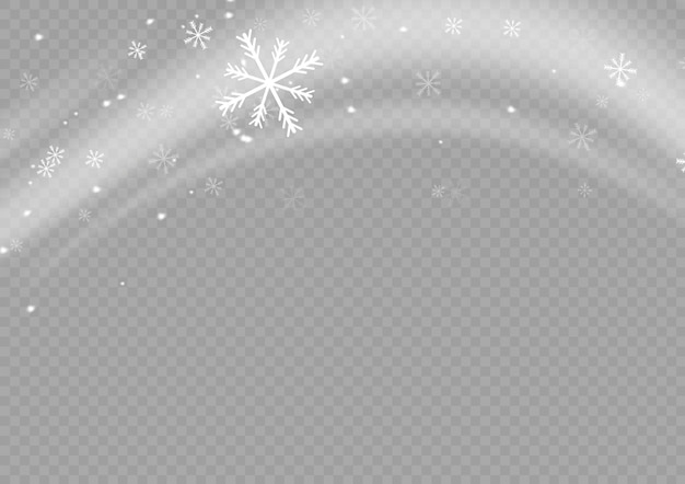 Sneeuw en wind witte gradiënt decoratief element winter mist vector