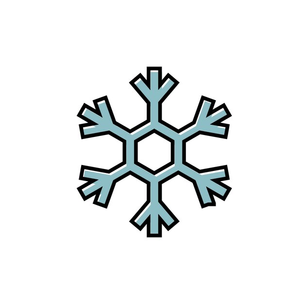 Sneeuw pictogram vector