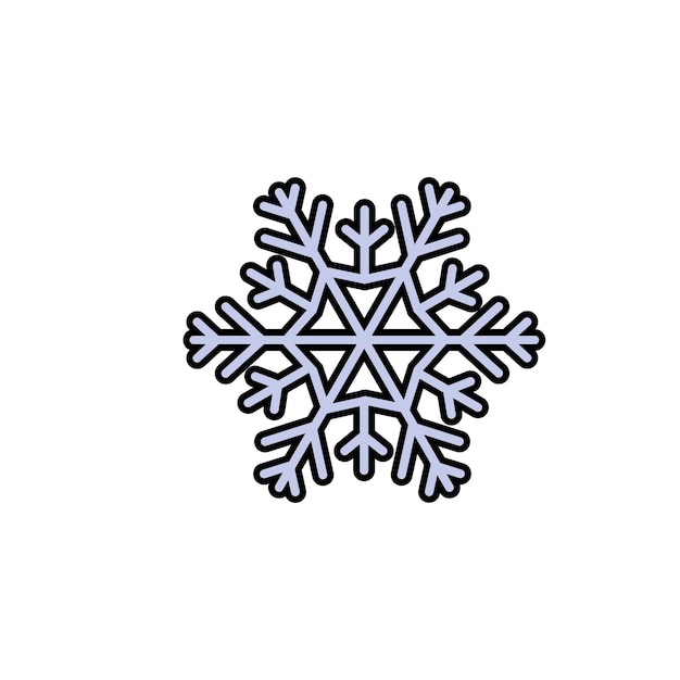 Sneeuw pictogram vector