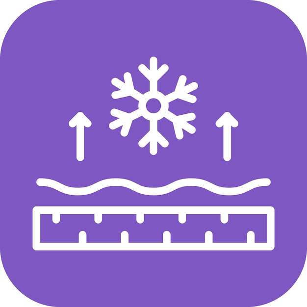 Sneeuwbestendige Icon Vector afbeelding Kan worden gebruikt voor Fabric Features