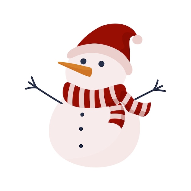 Vector sneeuwpop vector illustratie