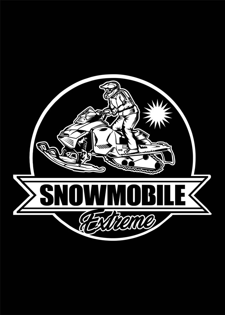 Vector sneeuwscooters poster 5