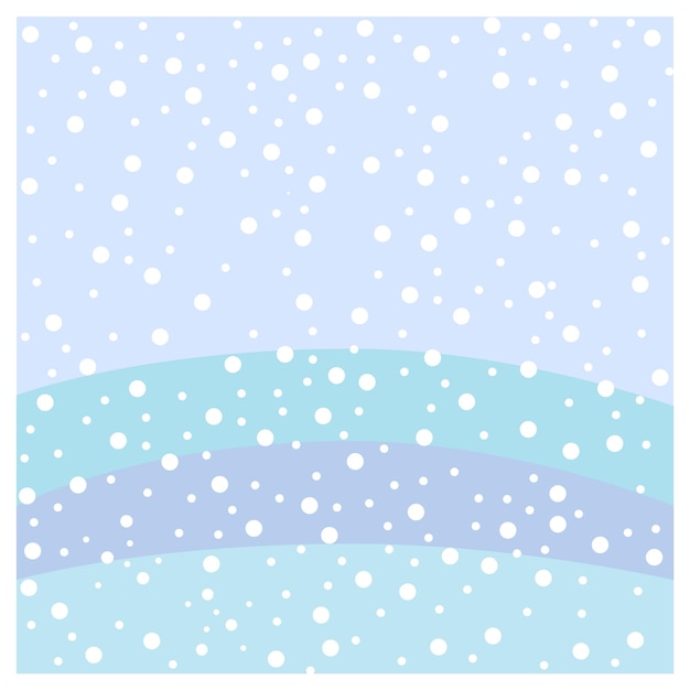 Sneeuwval en sneeuwjacht. vector illustratie.