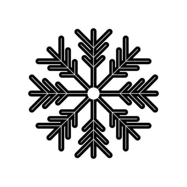 Sneeuwvlok icoon vector