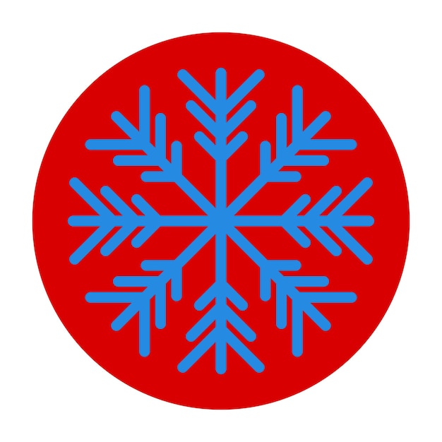 Sneeuwvlok icoon vector