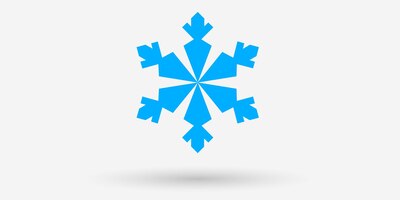 Vector sneeuwvlok sieraad vectorillustratie