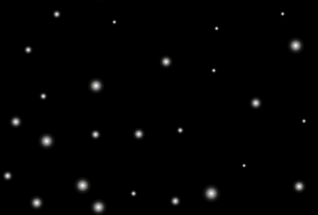 Sneeuwvlokken op een zwarte achtergrond vector