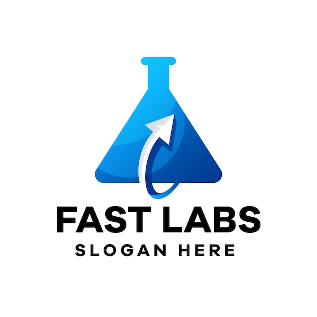 Snel logo-ontwerp met laboratoriumverloop