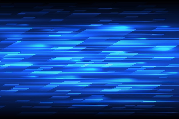 Snelheid abstracte technische achtergrond. Snel lijnen blauw bewegend ontwerppatroon. Technologie blauwe heldere patroon illustratie