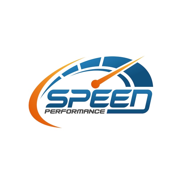 Snelheid Logo Ontwerp vectorillustratie