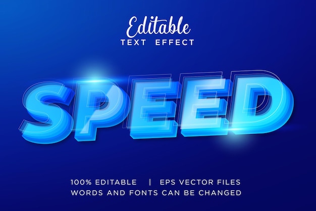 Snelheid snelle tekst effect stijl